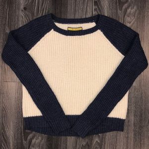 Two tone sweater